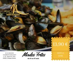 Moules - Frites 13.90 € midi et soir