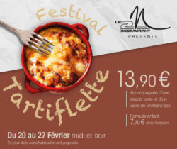 festival tartiflette au 2m restaurant à château gontier
