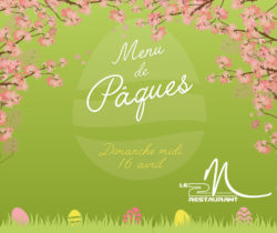 Menu Pâques - Dimanche 16 Avril